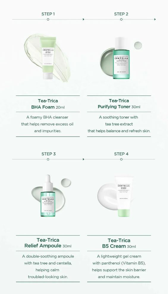 SKIN 1004 - Cica Tea-Trica Travel Kit