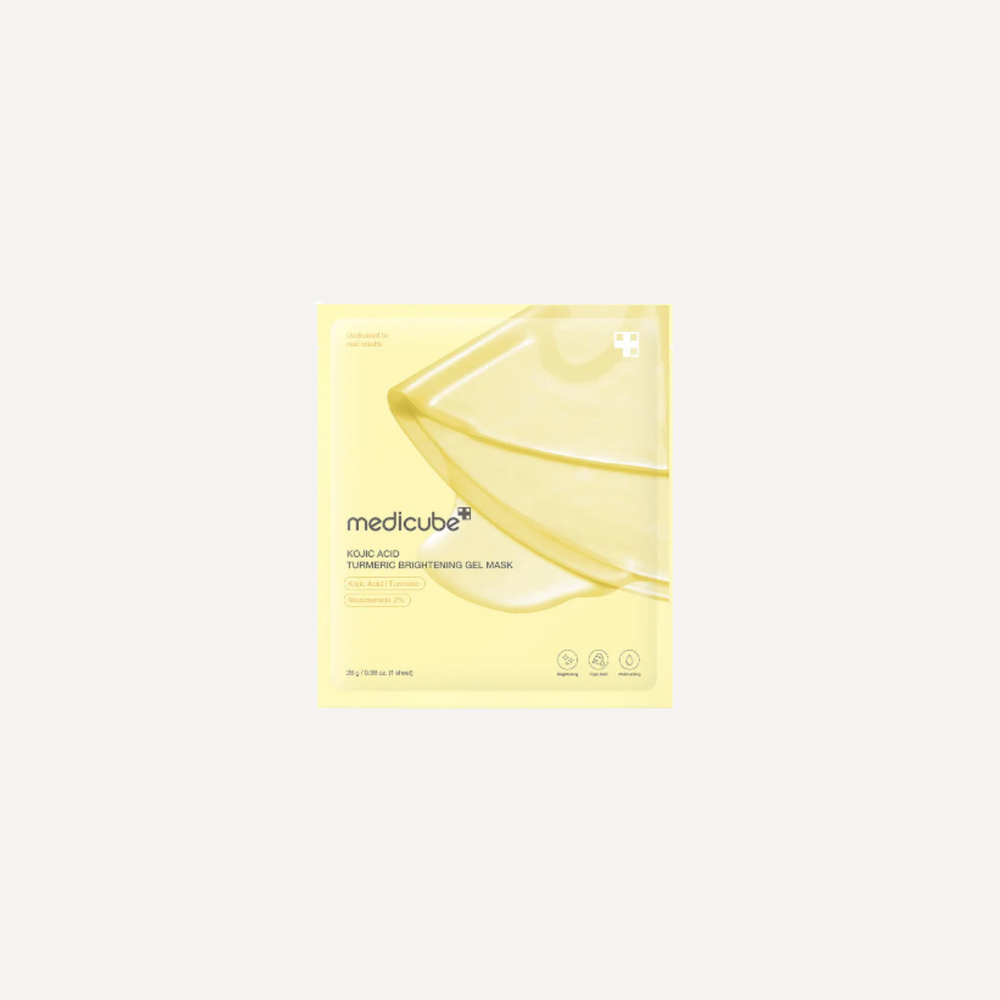 MEDICUBE – Masque en gel éclaircisseur à l’acide kojique au curcuma