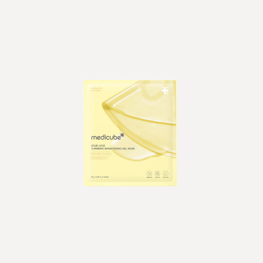 MEDICUBE – Masque en gel éclaircisseur à l’acide kojique au curcuma